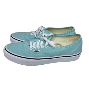 Vans Authentic canvas sneaker in  Color, Theory Canal Blue